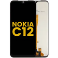 LCD Assembly without Frame For Nokia C12 (Refurbished)