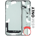 Mid-Frame Housing W/ Small Parts For iPhone 15 Plus (US Version) (Used OEM Pull: Grade B) (Green)