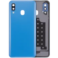 Back Cover Glass With Camera Lens Compatible For Samsung Galaxy A40 (A405 / 2019) (Aftermarket Plus) (Blue)