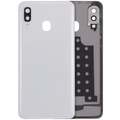 Back Cover Glass With Camera Lens Compatible For Samsung Galaxy A40 (A405 / 2019) (Aftermarket Plus) (White)