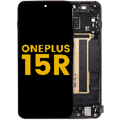 OLED Assembly With Frame For OnePlus 15R (Refurbished) (Charcoal Black)