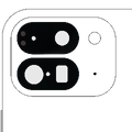 Back Camera Lens (Glass Only) With Adhesive Compatible For Google Pixel 9 Pro Fold