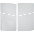 Faceplate Cover (Top & Bottom) For Sony PlayStation 5 Slim Disc Edition (White)