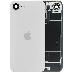 Back Glass w/ MagSafe Magnet & NFC & Flashlight Flex Compatible For iPhone 17e (Genuine OEM) (White)