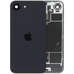 Back Glass with MagSafe Magnet & NFC & Flashlight Flex For iPhone 17e (Genuine OEM) (Black)