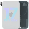 Back Glass w/ MagSafe Magnet & NFC For iPhone 17 Pro Max (Service Pack) (Silver)