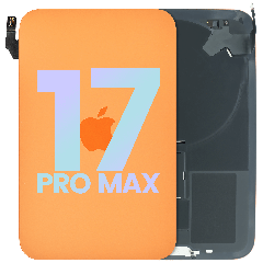 Back Glass w/ MagSafe Magnet & NFC For iPhone 17 Pro Max (Service Pack) (Cosmic Orange)
