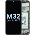 LCD Assembly With Frame For Samsung Galaxy M32 (M325 / 2021) (Service Pack) (All colors)