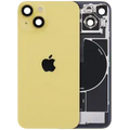 Back Glass with MagSafe Magnet & NFC & Flashlight Flex For iPhone 14 (Genuine OEM) (Yellow)