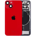 Back Glass with MagSafe Magnet & NFC & Flashlight Flex For iPhone 14 (Genuine OEM) (Red)