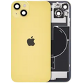 Back Glass w/ MagSafe Magnet & NFC & Flashlight Flex For iPhone 14 Plus (Genuine OEM) (Yellow)