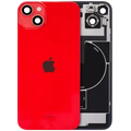 Back Glass w/ MagSafe Magnet & NFC & Flashlight Flex For iPhone 14 Plus (Genuine OEM) (Red)