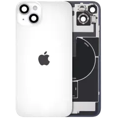 Back Glass with MagSafe Magnet & NFC & Flashlight Flex For iPhone 14 Plus (Genuine OEM) (Starlight)