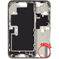 Mid-Frame Housing W/ Small Parts For iPhone 16 Pro Max (US Version) (Used OEM Pull: Grade B) (Natural Titanium)