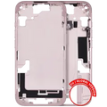 Mid-Frame Housing W/ Small Parts For iPhone 15 (EU / Global Version) (Used OEM Pull: Grade B) (Pink)