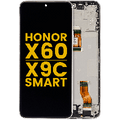 LCD Assembly With Frame For Honor X60 / X9c Smart (Refurbished) (Silver)