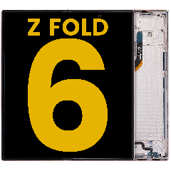 Inner OLED Assembly With Frame For Samsung Galaxy Z Fold 6 5G (US & International) (Refurbished) (Pink)
