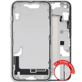 Mid-Frame Housing W/ Small Parts For iPhone 16e / 17e (EU / Global Version) (Used OEM Pull: Grade A) (White)