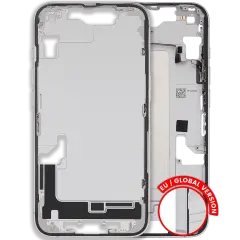 Mid-Frame Housing W/ Small Parts For iPhone 16e / 17e (EU / Global Version) (Used OEM Pull: Grade A) (White)