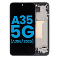 LCD Assembly With Frame For Samsung Galaxy A35 5G (A356/ 2025) (Aftermarket : Incell) (Navy)