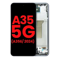 OLED Assembly With Frame For Samsung Galaxy A35 5G (A356 / 2024) (Aftermarket Plus) (Navy)