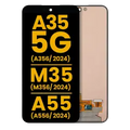 OLED Assembly Without Frame For Samsung Galaxy A35 5G (A356 / 2024) / M35 (M356 / 2024) / A55 (A556 / 2024) (Refurbished) (All Colors)