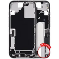 Mid-Frame Housing W/ Charging Port Flex & Small Parts For iPhone 17 (US Version) (Used OEM Pull: Grade B) (White)