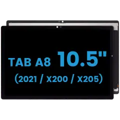 LCD Assembly Without Frame For Samsung Galaxy Tab A8 10.5" (2021) (X200 / X205) (Aftermarket) (Black)