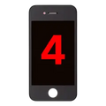 LCD Assembly For iPhone 4 (CDMA) (Aftermarket Plus) (Black)