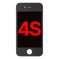 LCD Assembly For iPhone 4S (Aftermarket Plus) (Black)