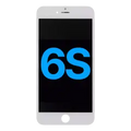 LCD Assembly With Steel Plate For iPhone 6S (Aftermarket) (White)