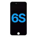 LCD Assembly With Steel Plate For iPhone 6S (Aftermarket) (Black)