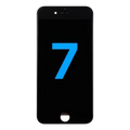 LCD Assembly With Steel Plate For iPhone 7 (Aftermarket) (Black)