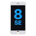 LCD Assembly With Steel Plate For iPhone 8 / SE (2020 / 2022) (Aftermarket) (White)