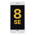 LCD Assembly With Steel Plate For iPhone 8 / SE (2020 / 2022) (Refurbished) (White)