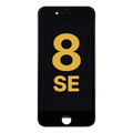 LCD Assembly With Steel Plate For iPhone 8 / SE (2020 / 2022) (Refurbished) (Black)