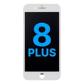 LCD Assembly With Steel Plate For iPhone 8 Plus (Aftermarket) (White)