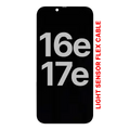 OLED Assembly Compatible For iPhone 17e / 16e With Light Sensor Flex Cable (Used OEM Pull: Grade A)