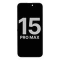 OLED Assembly Compatible For iPhone 15 Pro Max with Light Sensor Flex Cable (Used OEM Pull: Grade A)