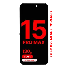 OLED Assembly For iPhone 15 Pro Max (Aftermarket Pro: XO7 Soft) (120HZ)