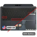 Top Case with Battery and Keyboard (ANSI US) For MacBook Air 13" A3113 (Used OEM Pull: Grade B) (Midnight)