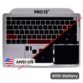 Top Case with Battery and Keyboard (ANSI US) For MacBook Pro 13" A2289 (2020) (Space Gray)