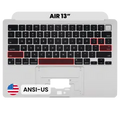 Top Case with Keyboard (ANSI US) For MacBook Air 13" A2681 (2022) (Used OEM Pull: Grade B) (Silver)