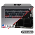 Top Case with Battery and Keyboard (ANSI US) For MacBook Pro 15" A1707 (2016-2017) (Space Gray)