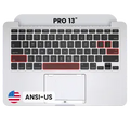 Top Case with Keyboard (ANSI US) For MacBook Pro 13" A1425 (2012-2013) (OEM New)