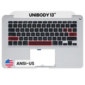 Top Case with Keyboard (ANSI US) For MacBook 13" A1278 (2008) (OEM New)