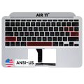 Top Case with Keyboard (ANSI US) For MacBook Air 11" A1370 (2011)