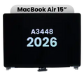 Complete LCD Display Assembly For MacBook Air 15" A3448 (2026) (Genuine OEM) (Silver)