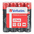 Verbatim AAA Battery Alkaline 4 Pack Shrink Wrap