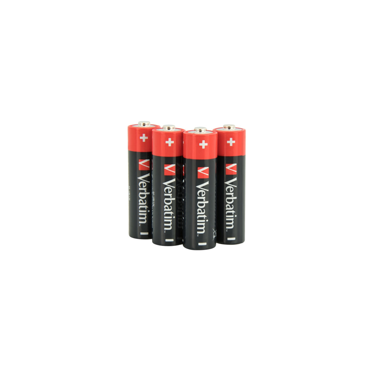 Verbatim AA Battery Alkaline 4 Pack Shrink Wrap